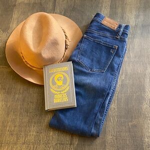 Madewell 10” High Rise Dark Wash Skinny Jeans